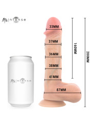MR INTENSE LOGAN DILDO VIBRADOR SILICONA CON EFECTO CALOR Y CONTROL REMOTO 20 CM O 41 CM