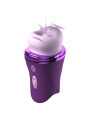 FANTASY FOR HER LUSH KISS PLUSH PURPLE ESTIMULADOR CLITORAL DE SUCCION Y LAMIDO