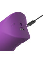 FANTASY FOR HER LUSH KISS PLUSH PURPLE ESTIMULADOR CLITORAL DE SUCCION Y LAMIDO