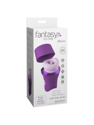 FANTASY FOR HER LUSH KISS PLUSH PURPLE ESTIMULADOR CLITORAL DE SUCCION Y LAMIDO