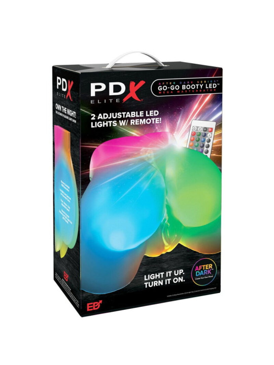 PDX ELITE GO GO BOOTY LED MEGA MASTURBADOR MASCULINO ILUMINADO