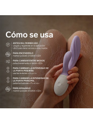 LELO INA TWIST VIBRADOR RABBIT PUNTO G Y CLITORIS LAVANDA