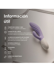 LELO INA TWIST VIBRADOR RABBIT PUNTO G Y CLITORIS LAVANDA
