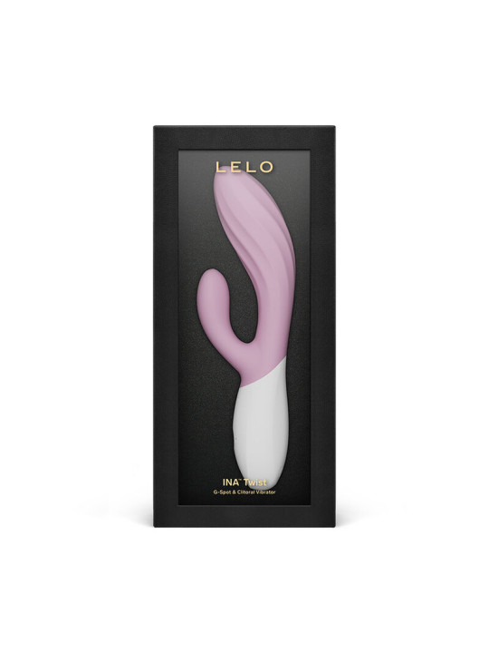 LELO INA TWIST VIBRADOR RABBIT PUNTO G Y CLITORIS ROSA