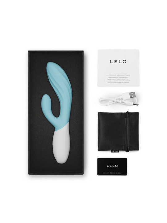 LELO INA TWIST VIBRADOR RABBIT PUNTO G Y CLITORIS TURQUESA
