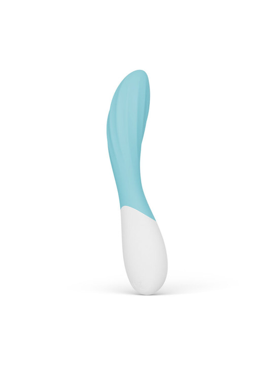 LELO MONA TWIST VIBRADOR PARA PUNTO G RECARGABLE APP CONTROL LAVANDA TURQUESA