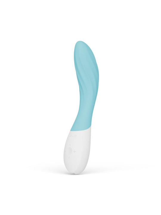 LELO MONA TWIST VIBRADOR PARA PUNTO G RECARGABLE APP CONTROL LAVANDA TURQUESA