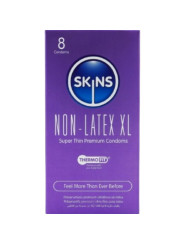 SKINS PRESERVATIVOS SIN LATEX XL PACK 8