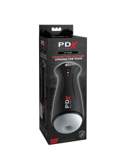 PDX ELITE MASTURBADOR MASCULINO FAP GASM CLEAR CON SUCCION INTERMITENTE