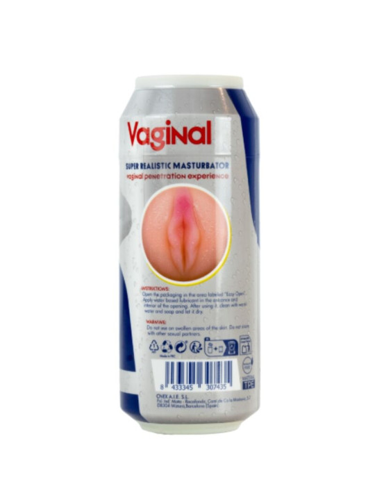 ALIVE RED DOLL MASTURBADOR MASCULINO VAGINA LATA BEBIDA ENERGETICA