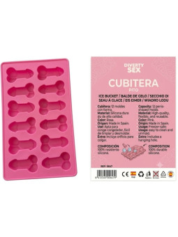 DIABLO PICANTE CUBITERA 12 PENES SILICONA DURA PARA COLGAR ROSA