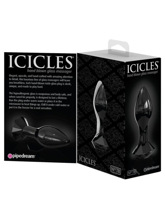 ICICLES N 78 PLUG ANAL VIDRIO
