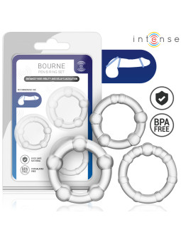 INTENSE BOURNE SET DE 3 ANILLOS