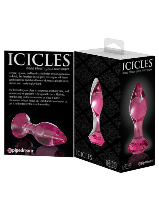 ICICLES N 79 PLUG ANAL VIDRIO