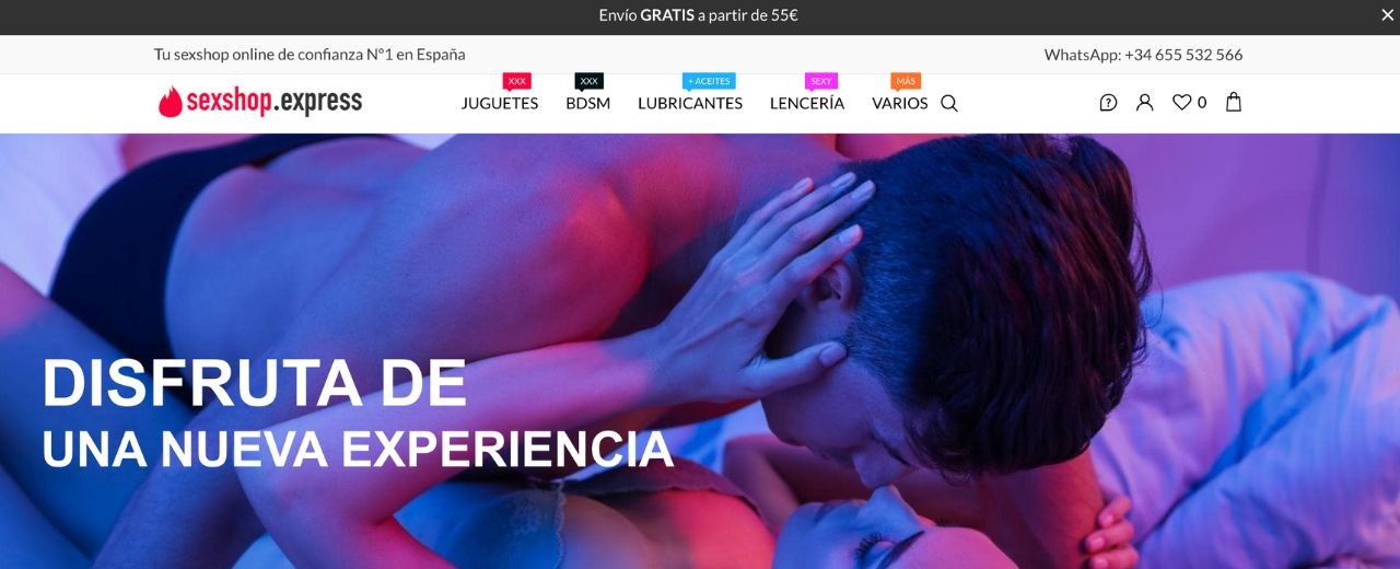 Sexshop online con entregas urgentes y discretas en 24 horas
